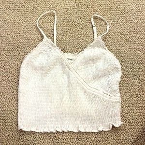 White crop top